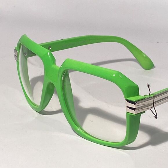 1187 Green Oversize Eyeglasses Square NWOT